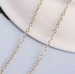 Silver 2mm / 1mm Necklace Chain (Wholesale Acessories / Jewelry Supplies)