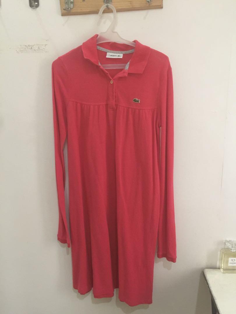Lacoste Pink Dress (Authentic), Women's 