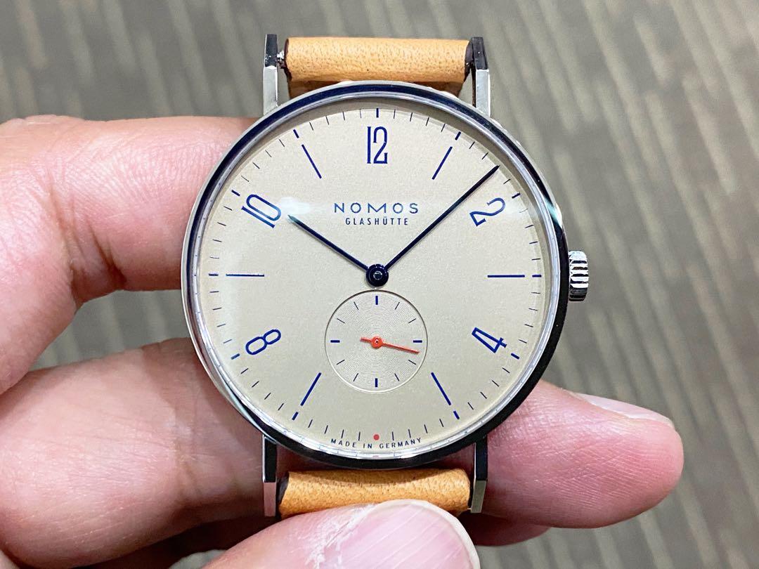Like New Local Complete July 2019 Nomos Tangente Red Dot Salmon