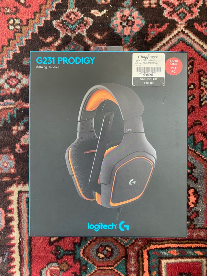 logitech orange headset