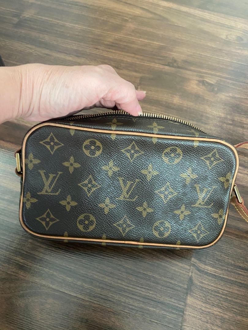 LV small sling bag, Luxury, Bags & Wallets on Carousell