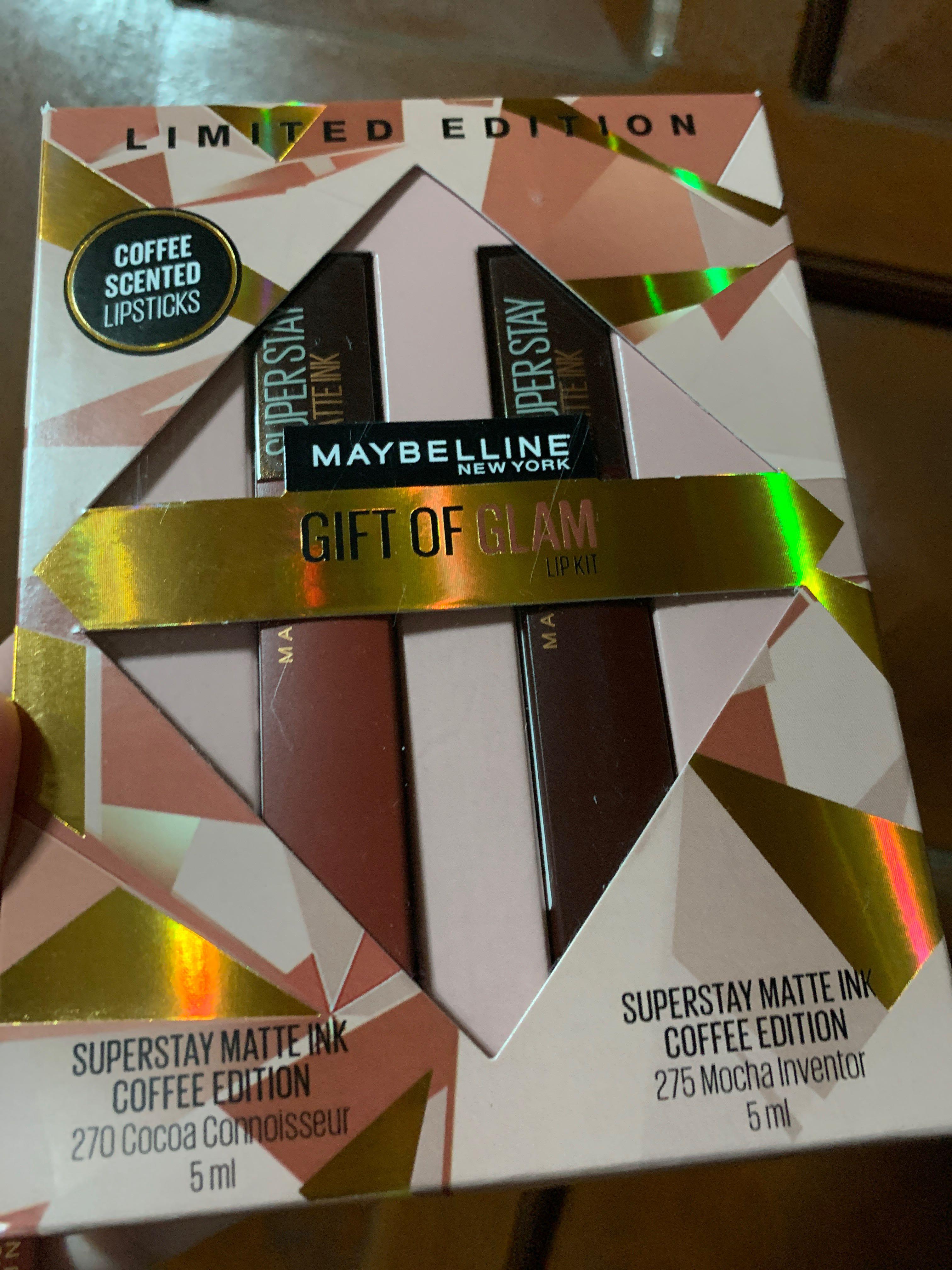 maybelline coffee edition set