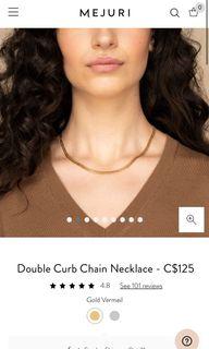 Mejuri Double Curb Chain Necklace