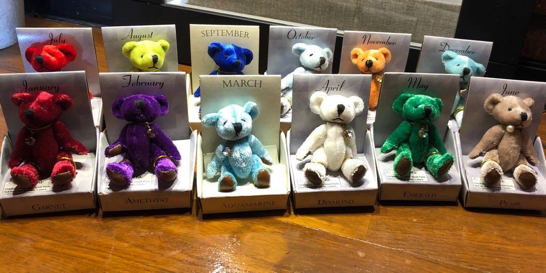 birthstone bears plush