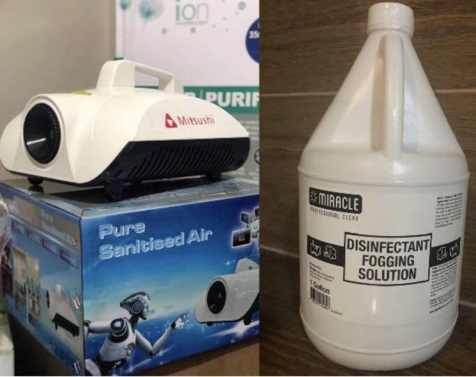 Mitsushi Fog/ Fogging Machine and Bundle, Furniture & Home Living