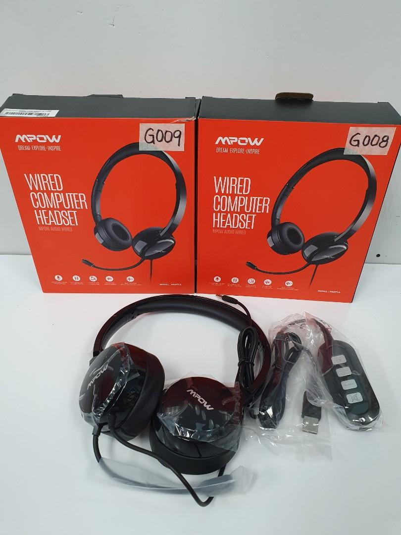 mpow wired computer headset model pa071a