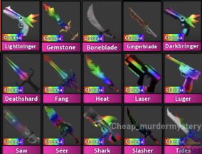 Mm2 Chroma Roblox Godly Toys Games Video Gaming In Game Products On Carousell - roblox murderer mystery 2 seer roblox free level 7 exploit