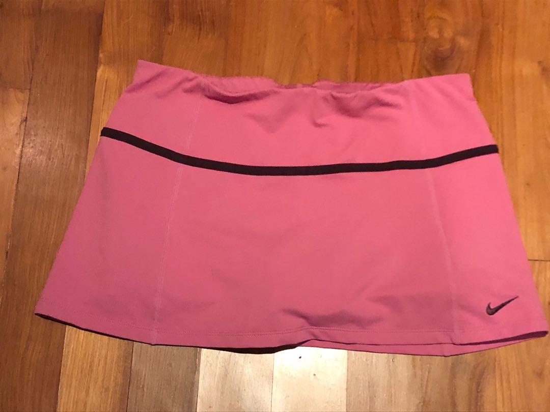 pink tennis skirt nike