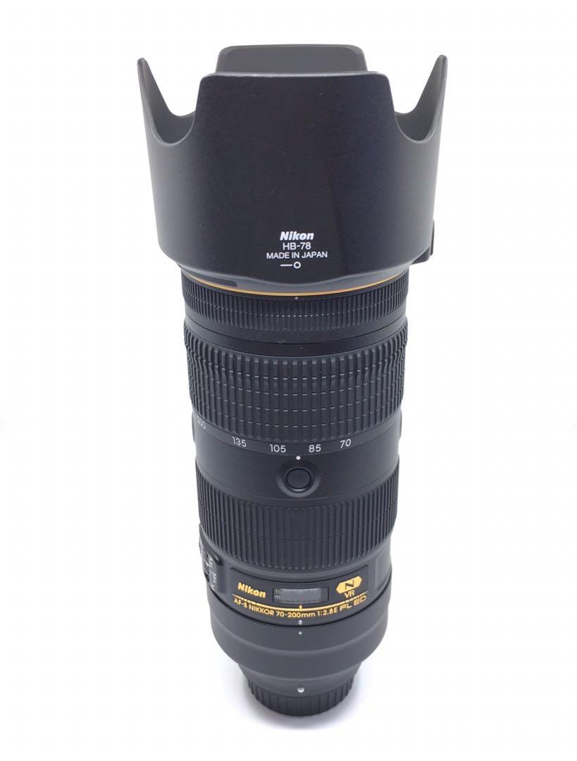 Nikon AF-S NIKKOR 70-200mm f/2.8E FL ED VR 小黑七, 攝影器材, 鏡頭
