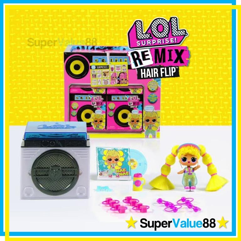 Original LOL Surprise! Remix Hair Flip Dolls – 15 Surprises with Hair ...