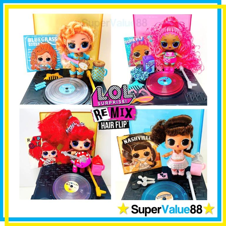 Original LOL Surprise! Remix Hair Flip Dolls – 15 Surprises with Hair ...