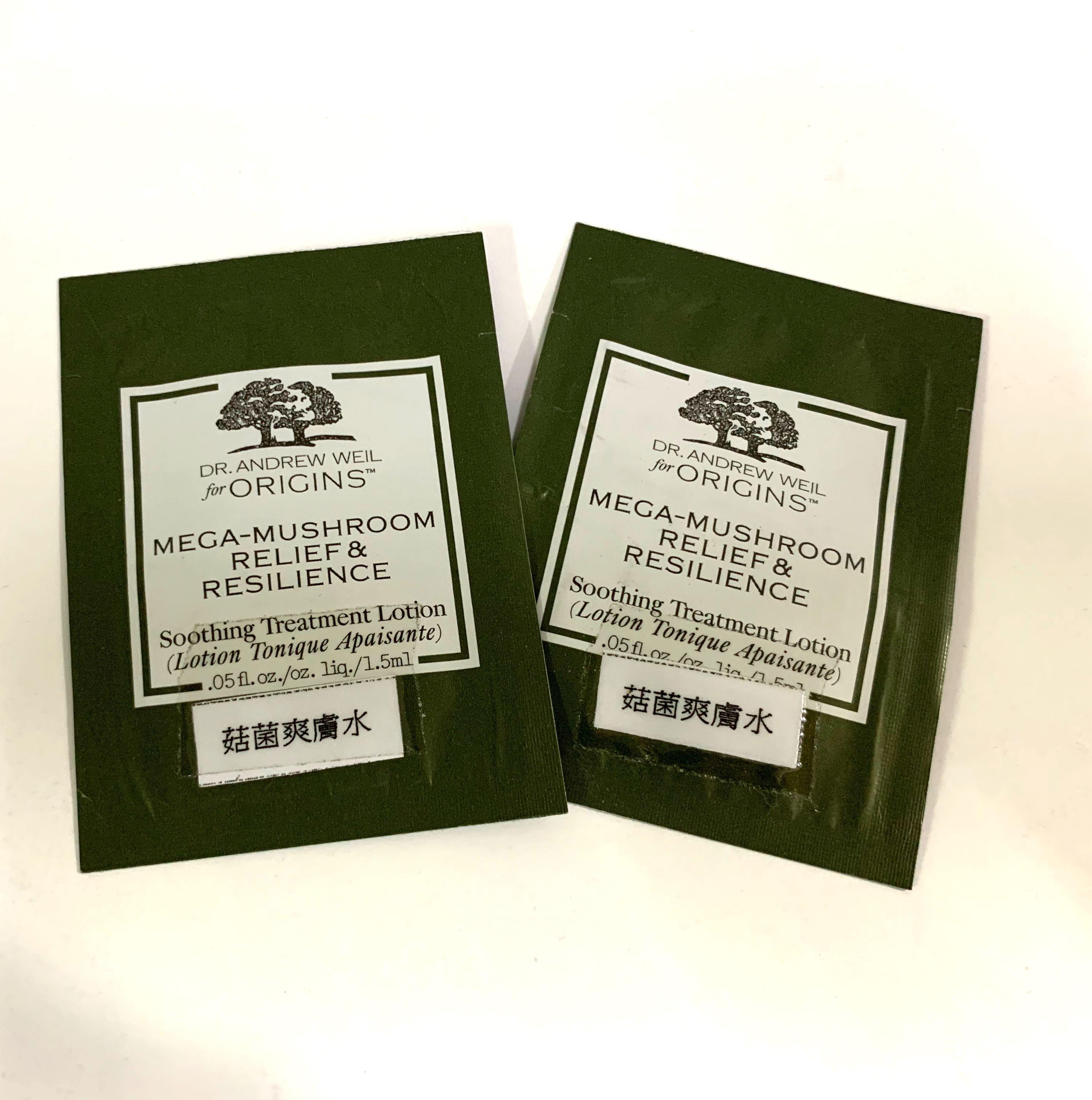 Origins 靈芝菇菌抗逆健膚紓緩水菌菇水爽膚水試用裝sample 美容 化妝品 皮膚護理 Carousell
