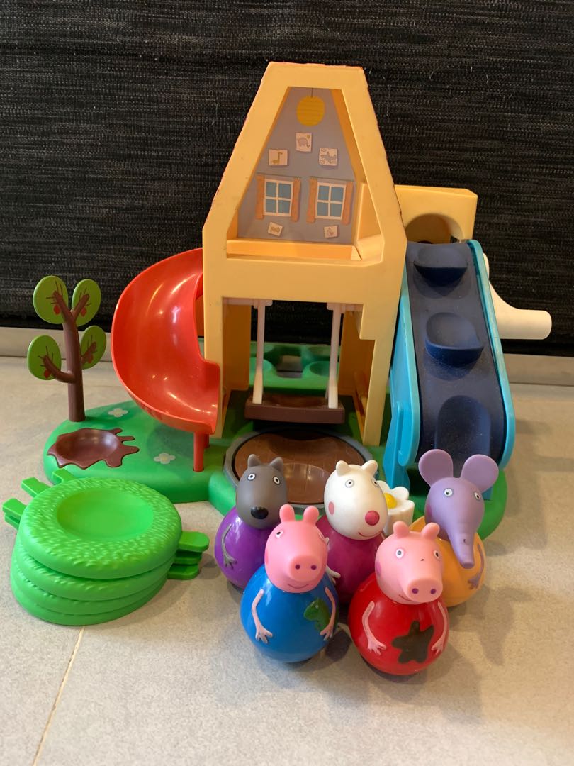 Peppa Pig Weebles Wind and Wobble Playhouse, Hobbies & Toys, Toys