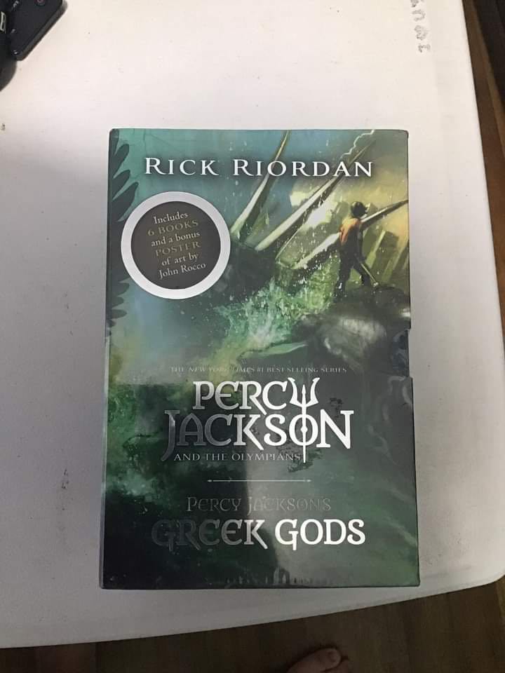 Percy Jackson Complete Series + The Greek Gods, Hobbies & Toys, Books ...