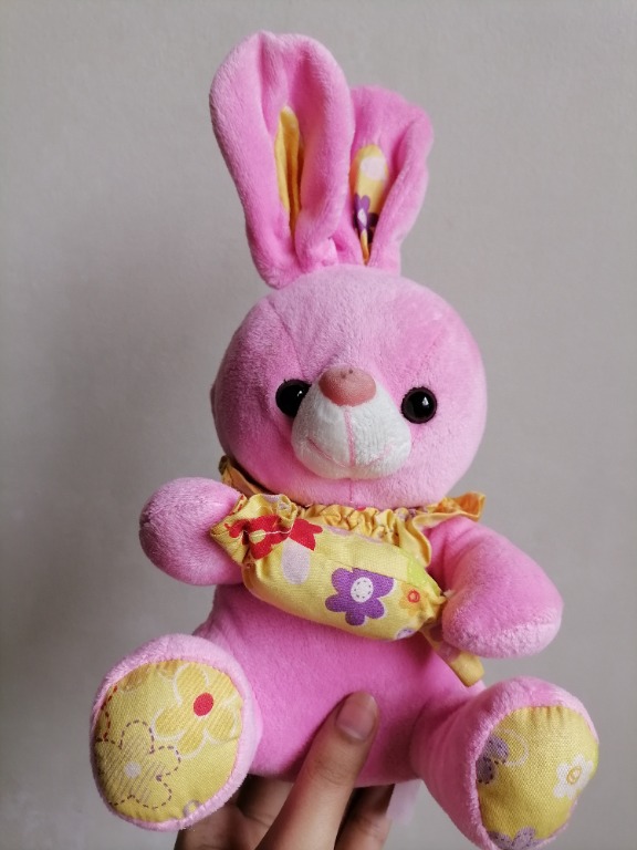 pink bunny teddy