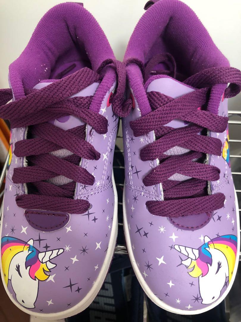 unicorn heelys size 11