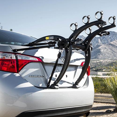 saris cycle racks bones ex 3 bike trunk rack