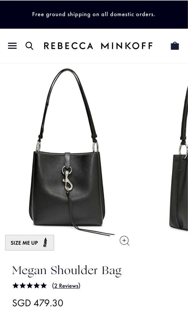 Rebecca minkoff megan sale leather shoulder bag