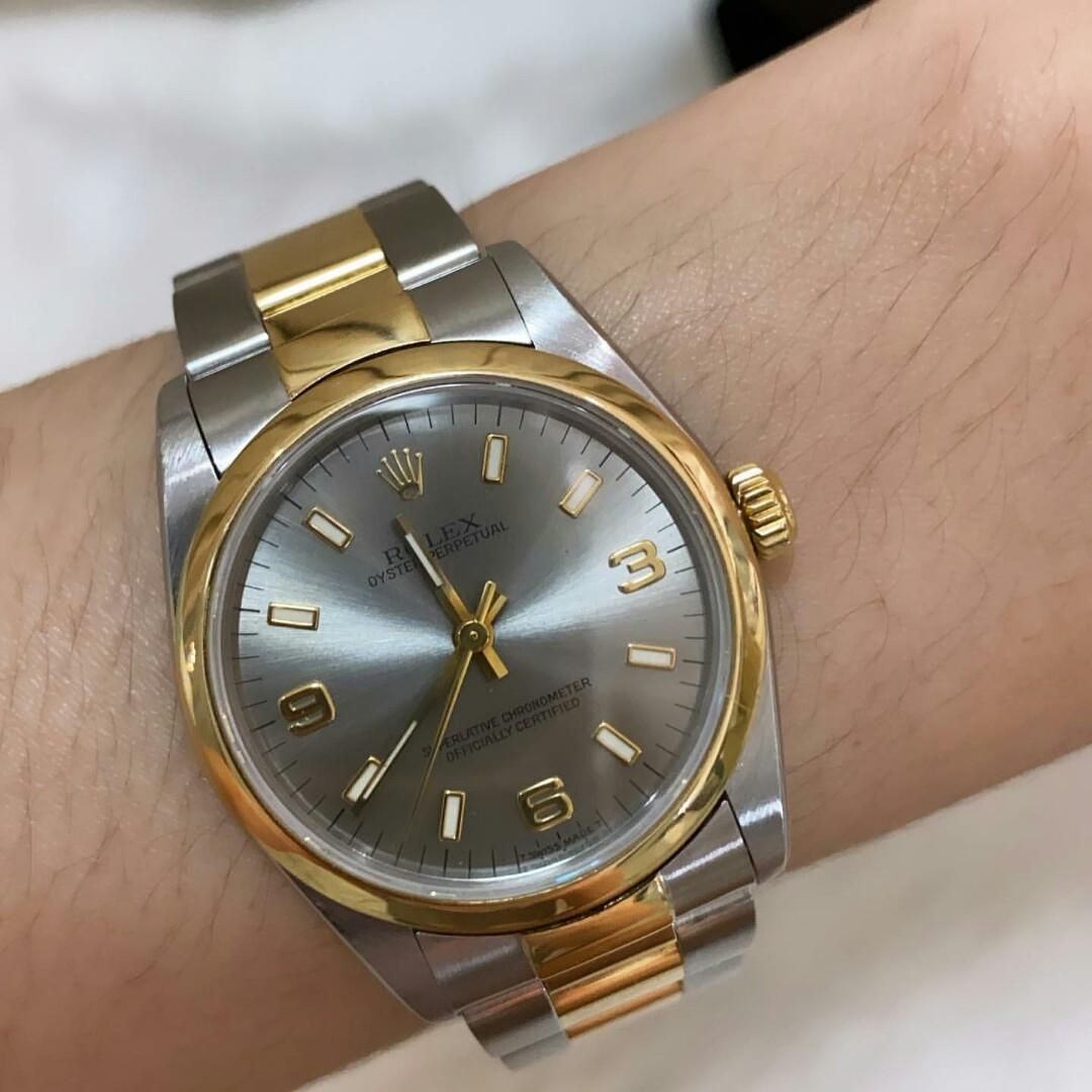 ROLEX OYSTER PERPETUAL TWO TONE 18k 