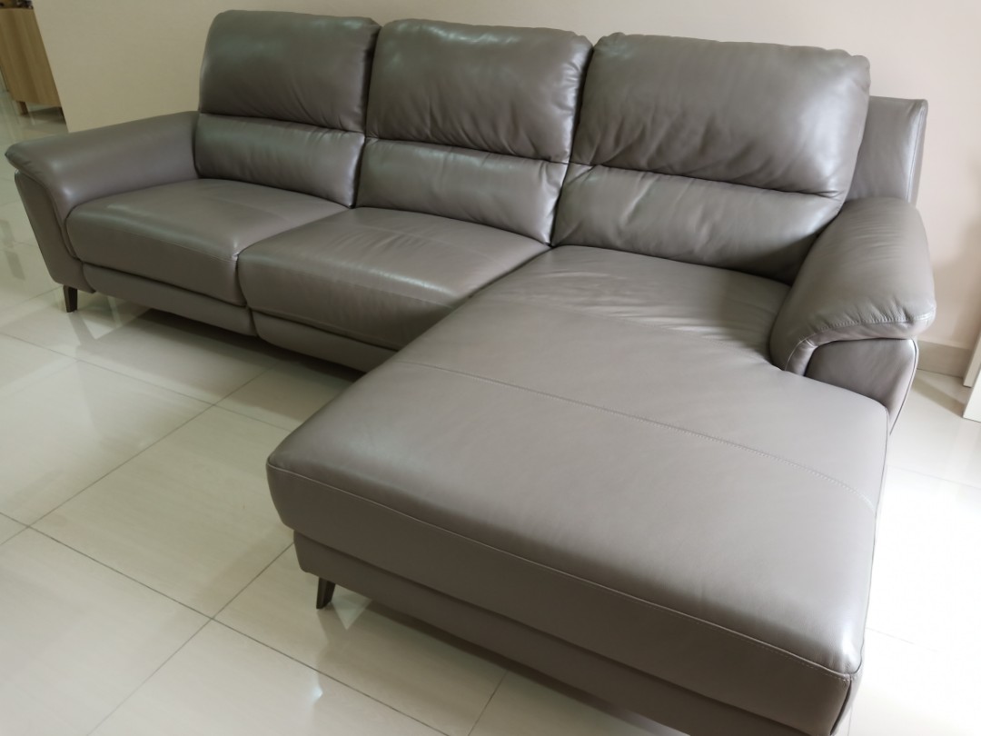 Rozel L shape with adjustable recliner
