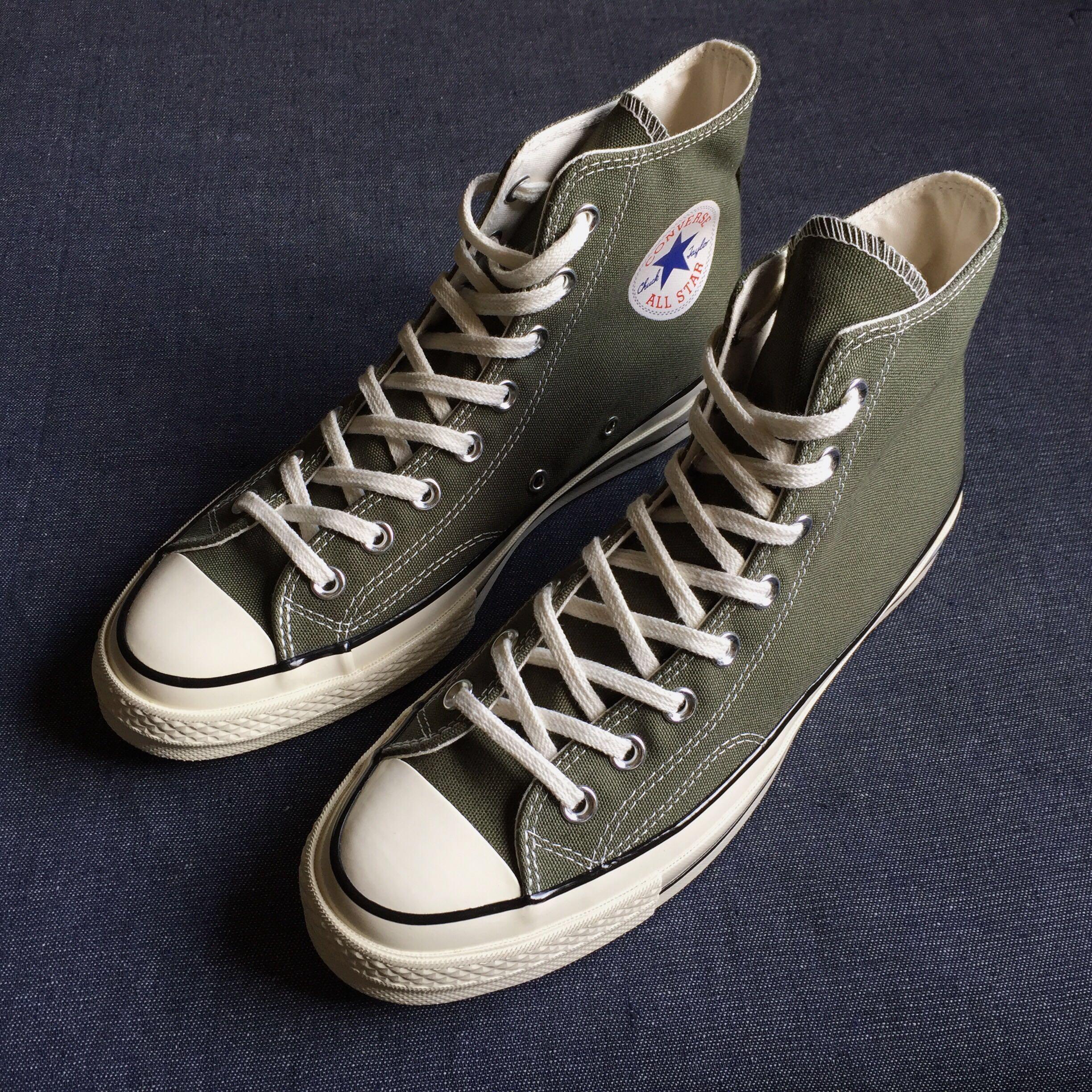 converse olive sneakers