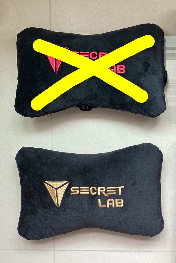 Secretlab Velour Head Pillow Furniture Home Living Furniture