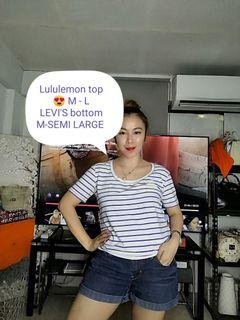 Set 😊Lululemon shirt and Levi's short