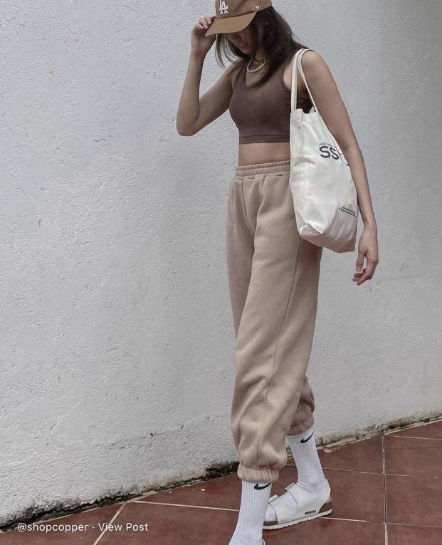 SHOPCOPPER Nude Sweatpants Women s Fashion Bottoms Other