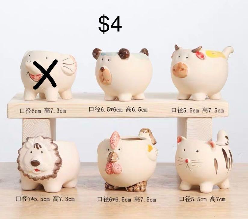 Small Ceramic Flower Pot Cactus Succulent Plants Gardening Gardening Tools Ornaments On Carousell