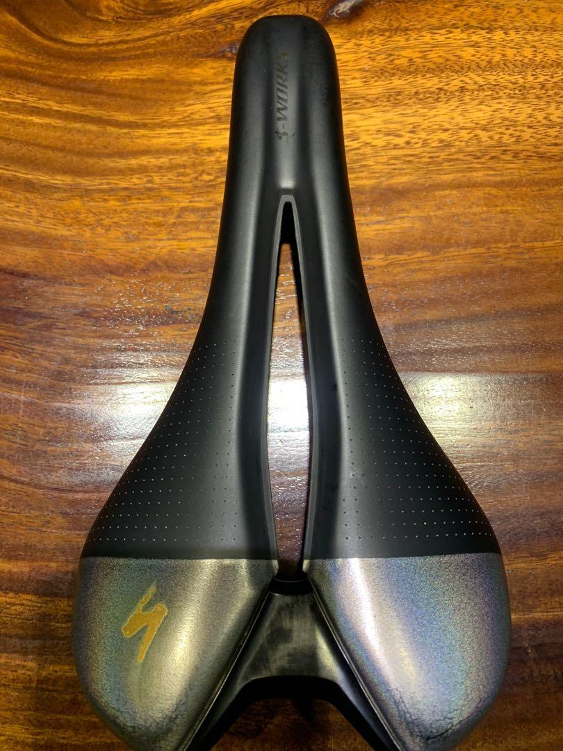Selle Specialized S-Works Romin Evo – Rails Carbone – Rouge – 155 Mm – Occasion