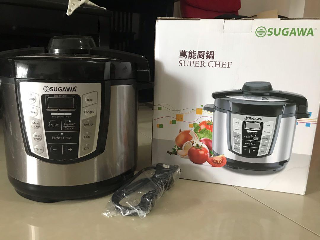 Sugawa Super Chef Pressure Cooker (SPC 6388), TV & Home Appliances