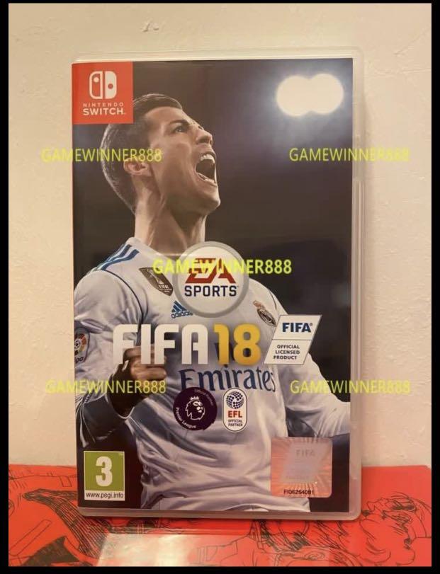 中古二手 Switch Ns遊戲國際足球聯盟大賽18 Fifa 18 歐版英文版 遊戲機 遊戲機遊戲 Carousell