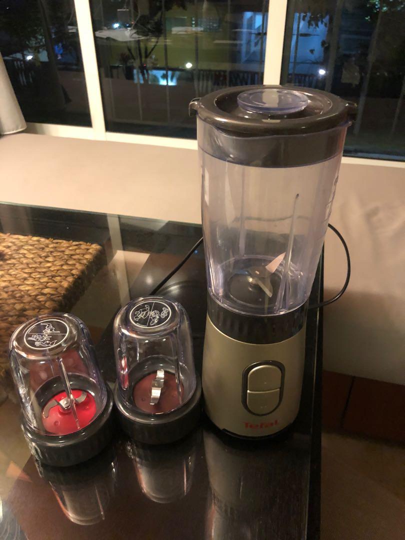 Tefal blender 3 types of blades and bottles, TV & Home Appliances