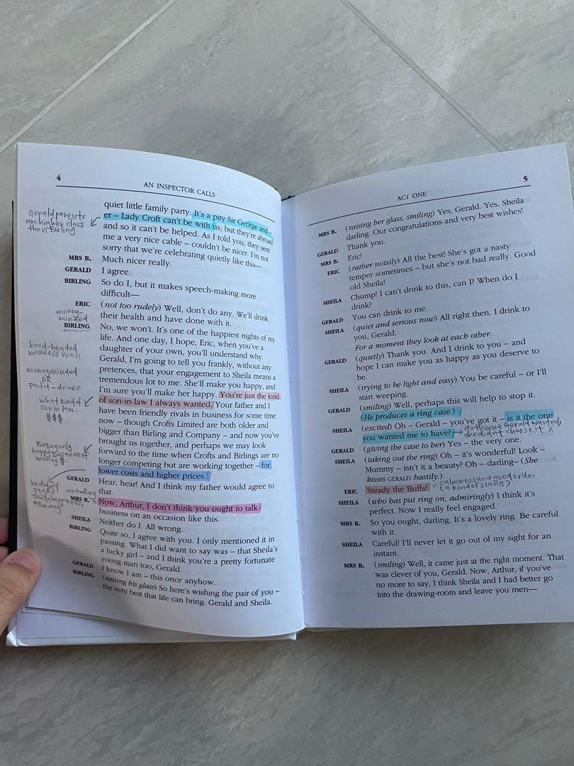 the inspector calls book, Hobbies & Toys, Books & Magazines, Fiction