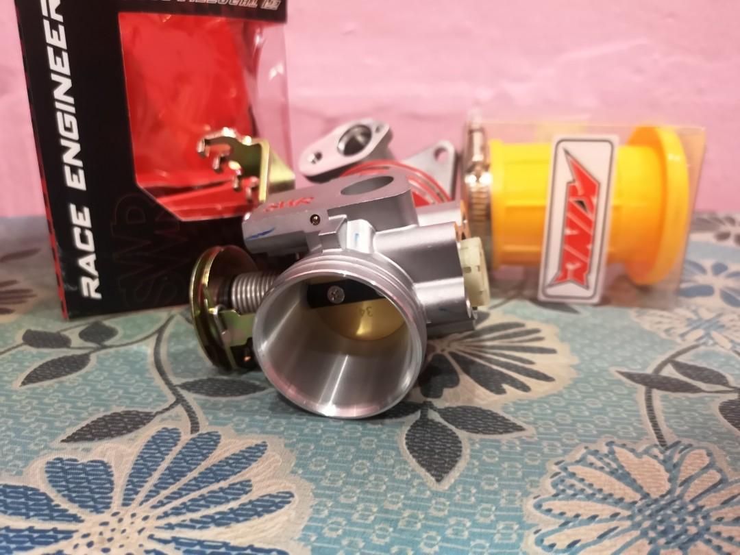 Throttle body y15 swr 34mm, Motorbikes on Carousell