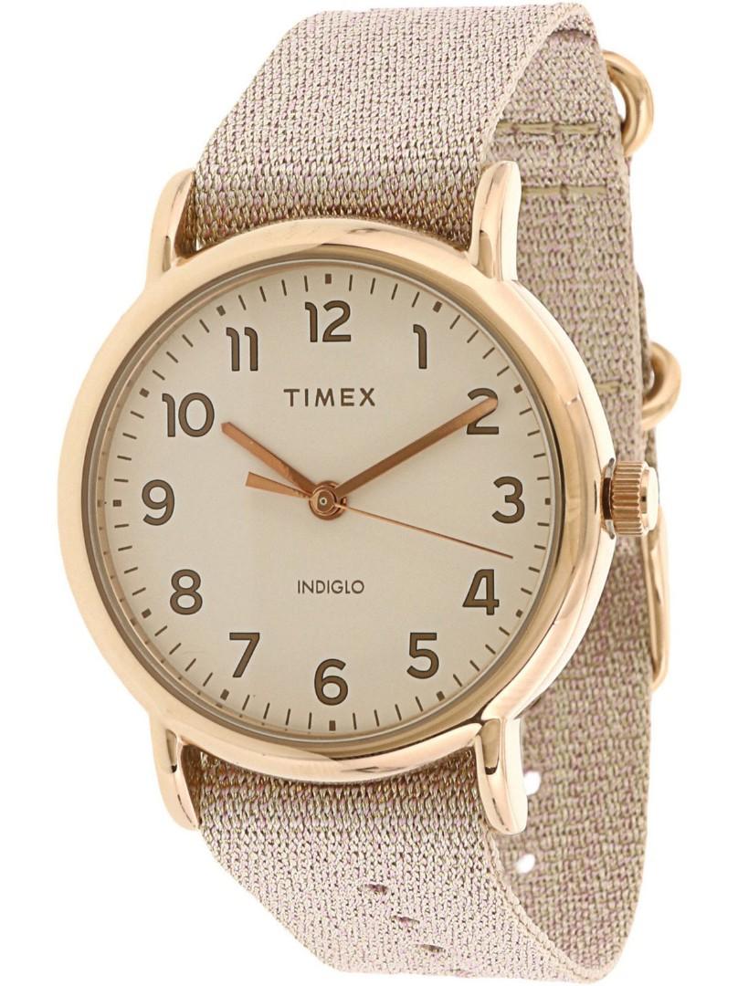 Timex weekender gold best sale