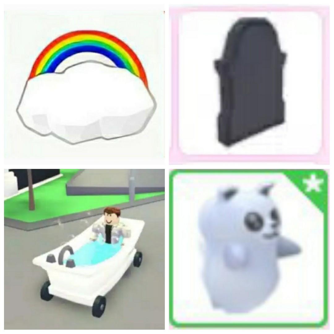 Tombstone & vehicle adopt me roblox, Video Gaming, Gaming Accessories