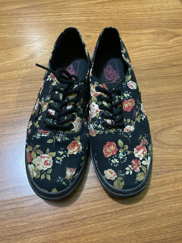Vans Floral Shoes (Authentic), Women's 