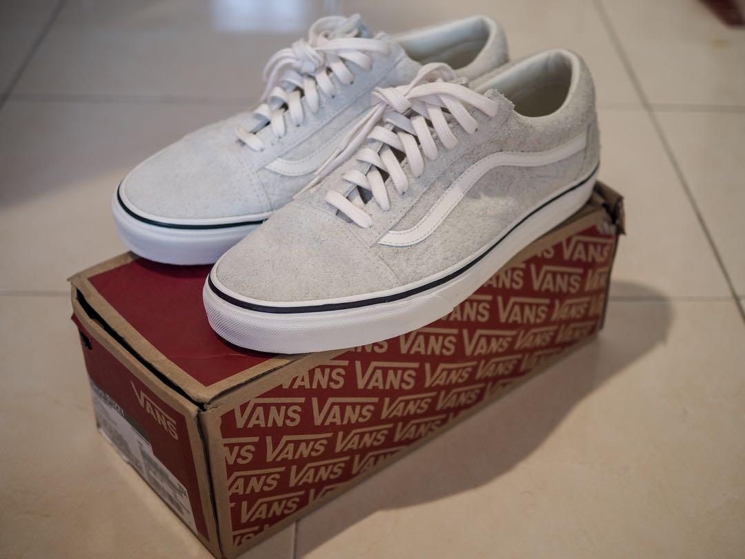 Vans fuzzy discount suede old skool
