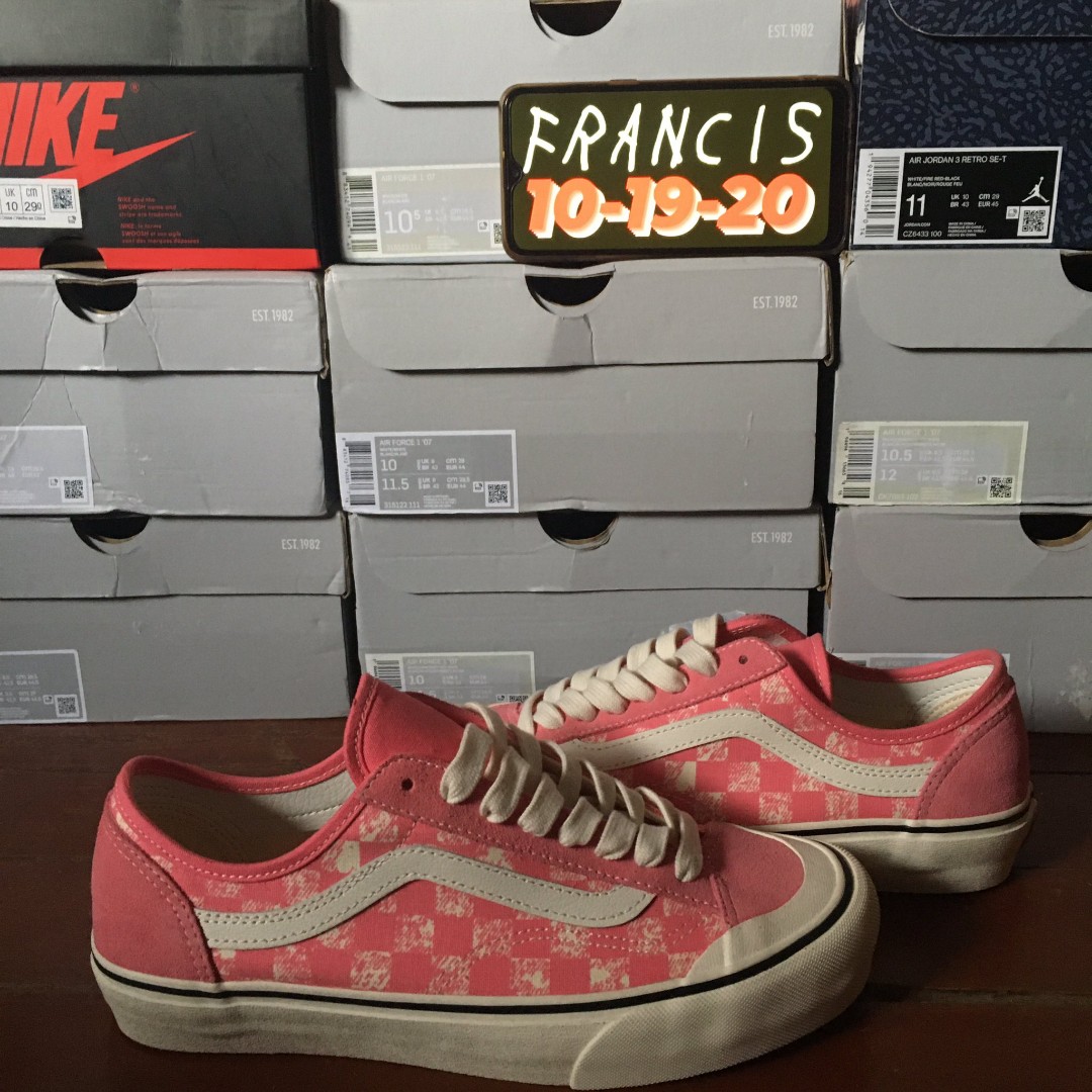 vans style 36 decon sf red