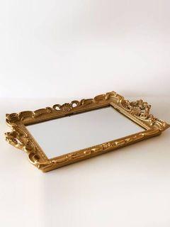 Vintage Mirror Tray