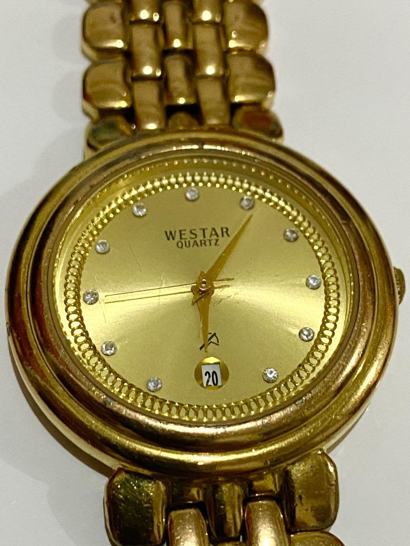 Westar 18k gold electroplated 3atm water resistant swiss eb on sale