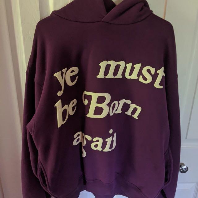 Fear of god ye top must be born again hoodie