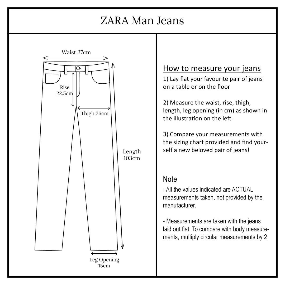 Zara Men'S Black Jeans (Authentic), Men'S Fashion, Bottoms, Jeans On  Carousell