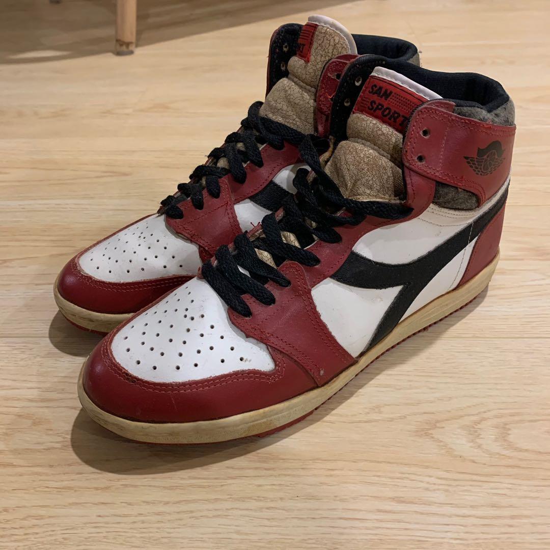 1985 Chicago Air Jordan 1 Bootleg Rare 