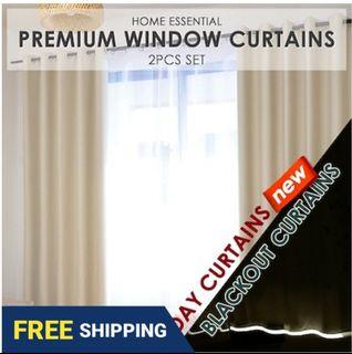 2 Pcs 150CM X 200CM Blockout Curtains / Blackout Curtains / Day Curtains