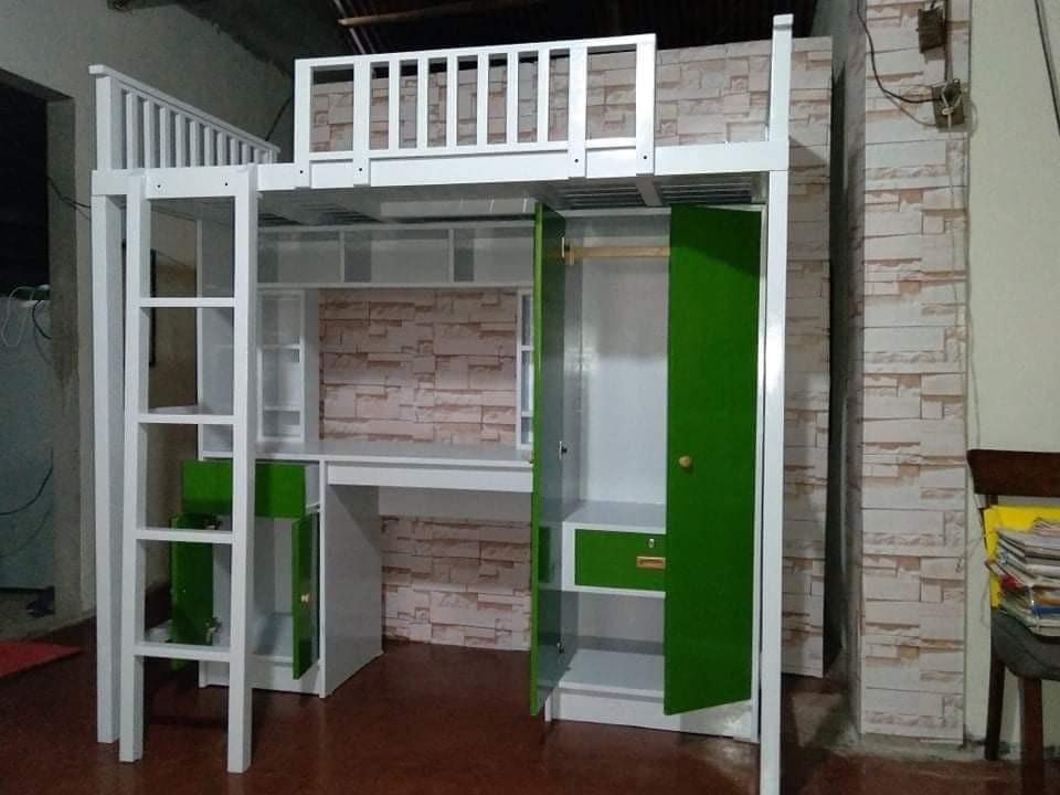 3IN1 BUNK BED W/ & DESK, Furniture & Home Living, Furniture