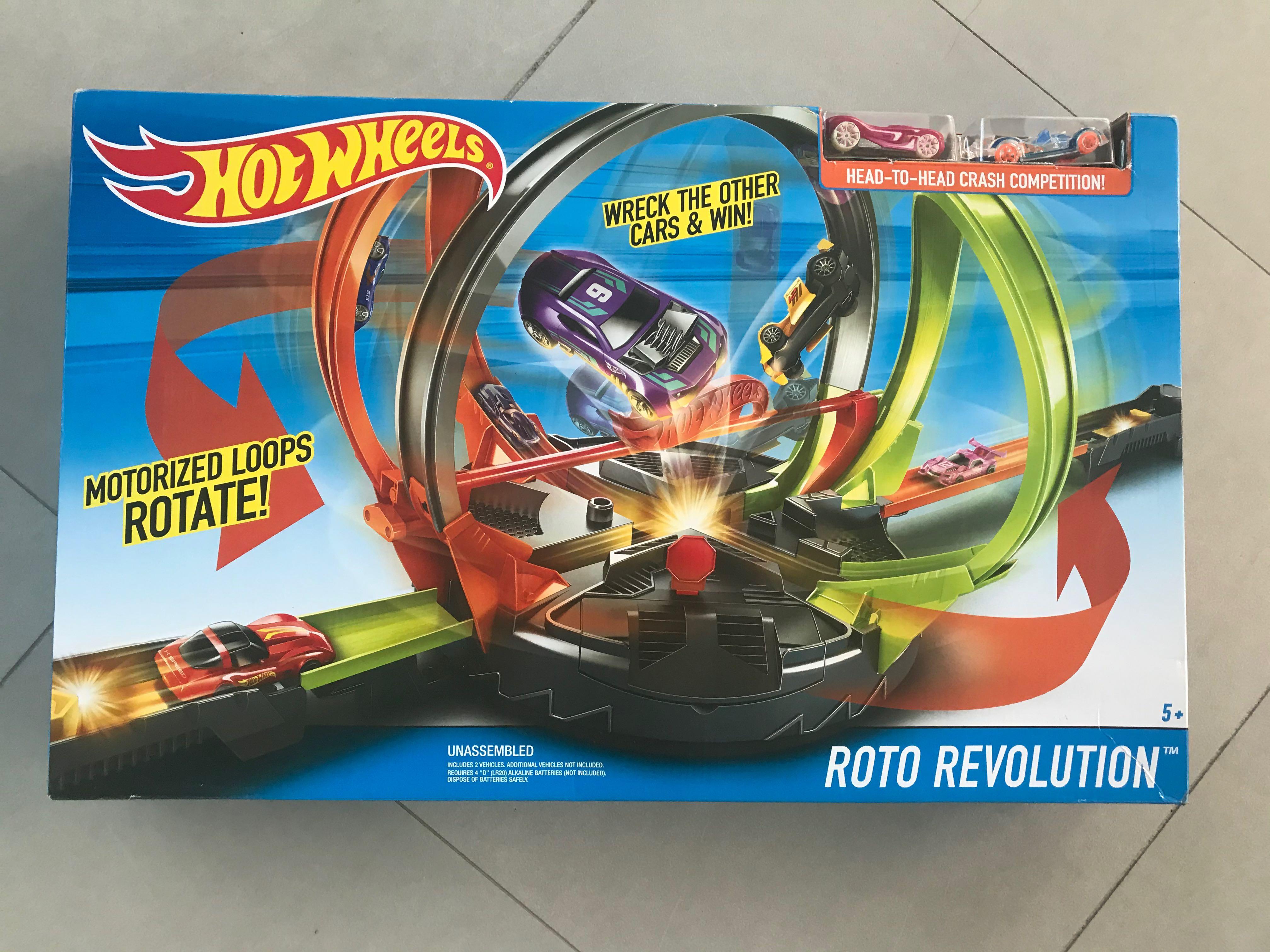全新 Hotwheels roto revolution hot wheels play set, 興趣及遊戲, 玩具 & 遊戲類