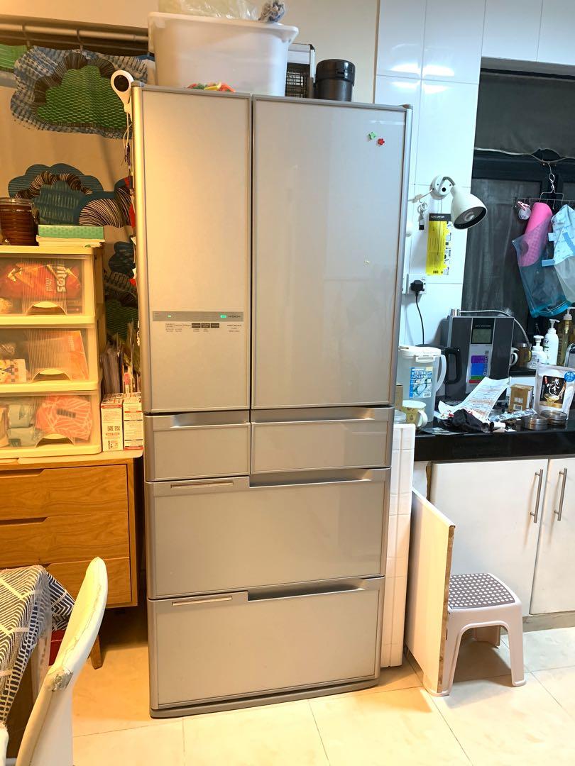 日立六門雪櫃made In Japan R C60h 廚房用具 Carousell