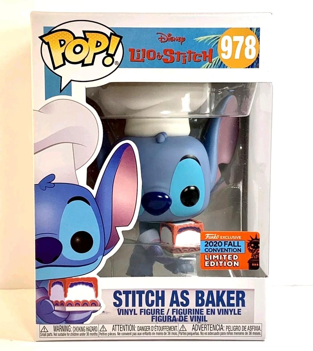stitch as a baker funko pop